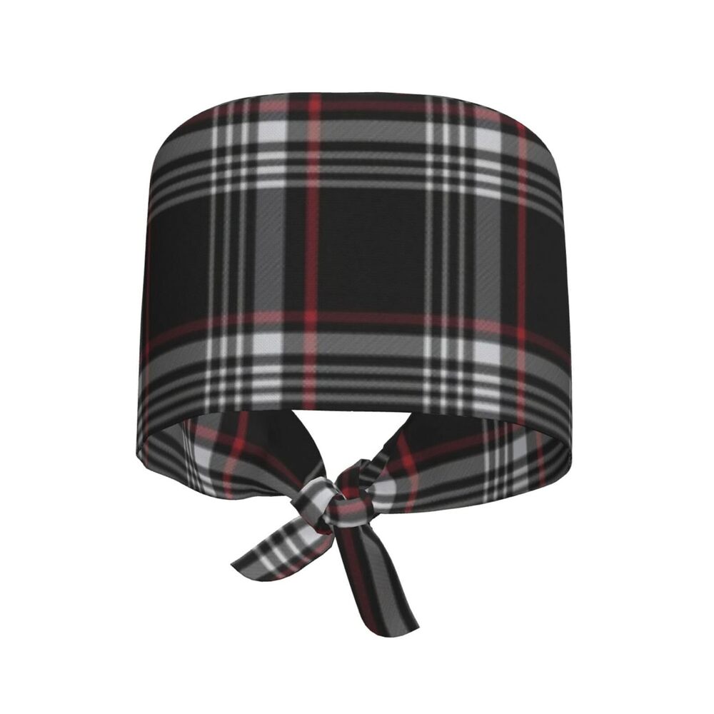 5863 Golf GTI Plaid Adjustable Working Cap Scrub Hat Sweatband, Fashional